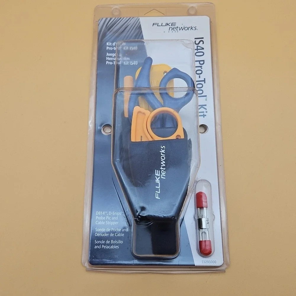 Fluke Networks IS40 Pro-Tool Kit Brand New 11291000 D814 Impact Tool D-Snips
